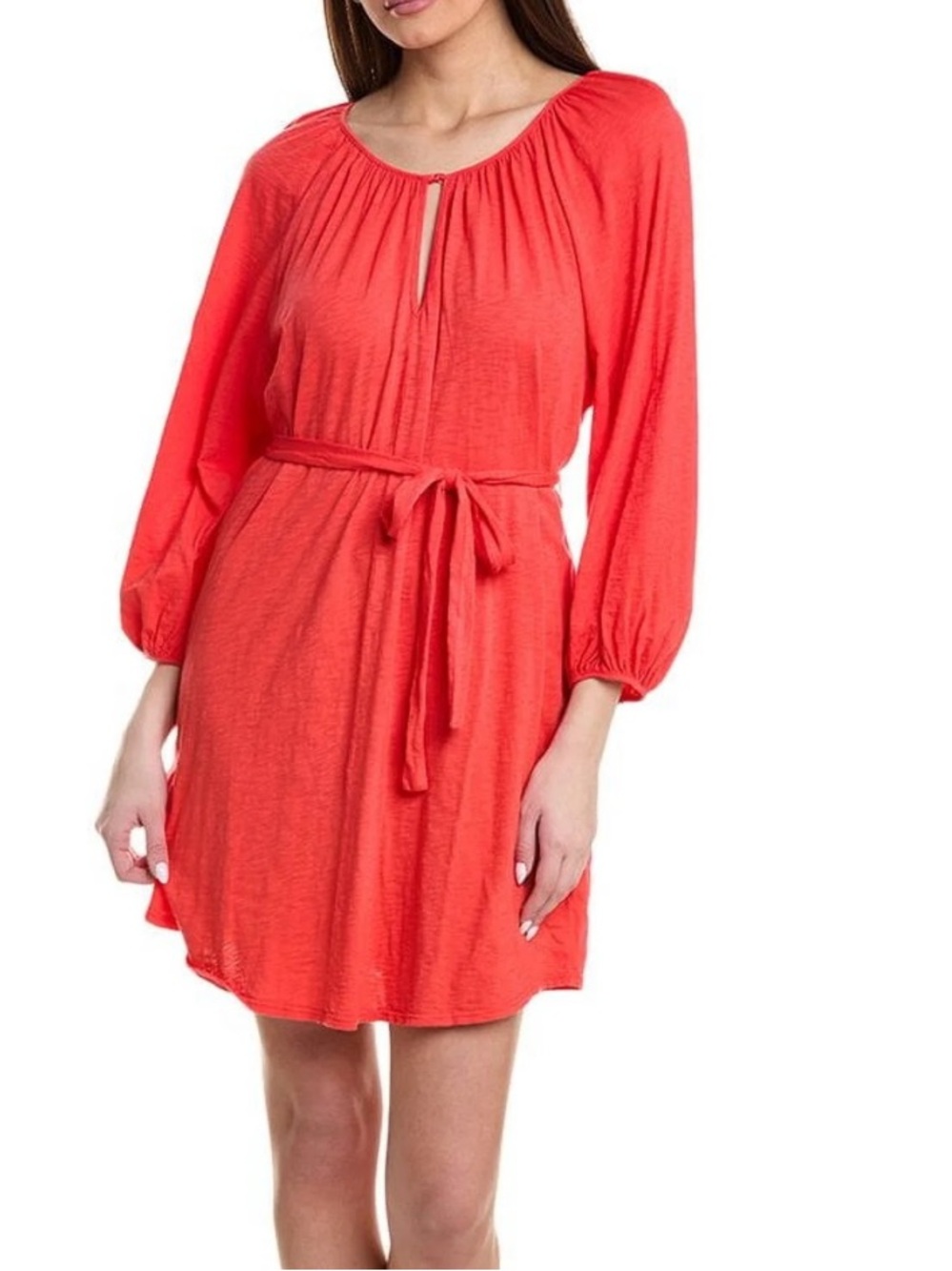 Velvet by Graham & Spence dress vintage slub X small (fits larger)